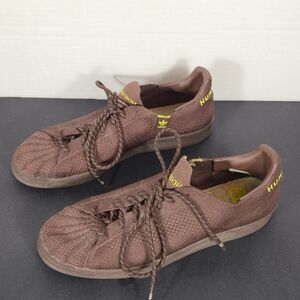Adidas Pharrell Williams Human Race Superstar Primeknit Brown Sneakers Size 11